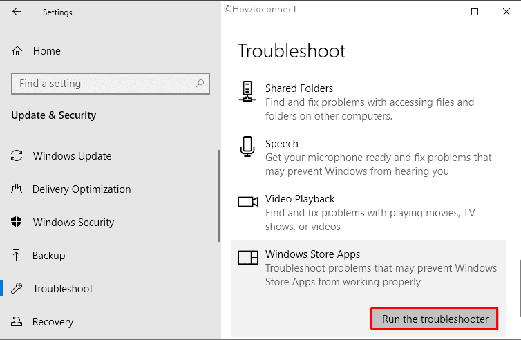 0x800704C6 - run Windows store apps troubleshooter
