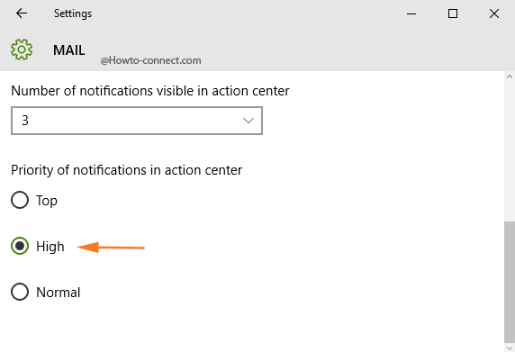 Prioritize Apps Notifications in Windows 10 Action Center