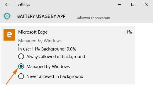 Customize Battery Usage by App in Windows 10