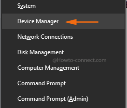 Win & X menu Device Manager