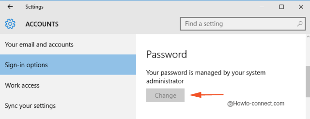 Disable Password Change Local Users