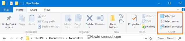 How to Use Invert Selection in File Explorer Windows 10