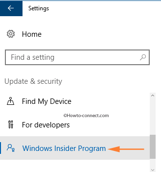 Windows Insider Program segment Update & security