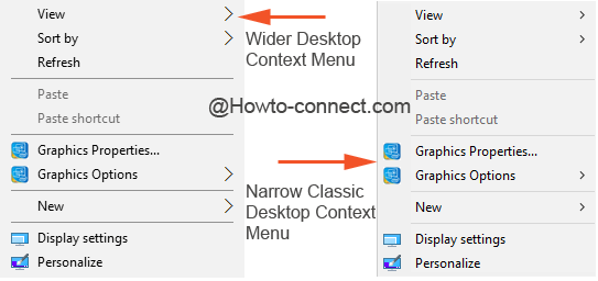 How to Enable Narrow Classic Context Menu on Windows 10