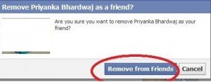 remove friend on facebook