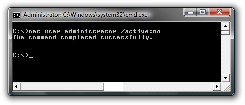 windows 7 display admin account