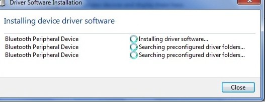 bluetooth driver Install in windows 7 