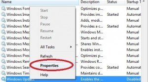 windows 7 properties