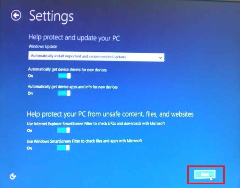 Customize windows 8 setting