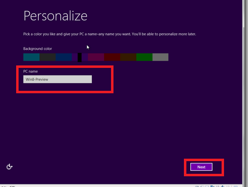 Personalize windows 8