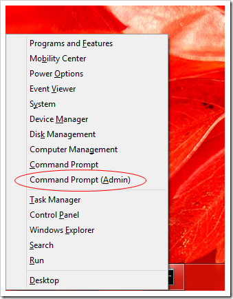 How to Run Command Prompt as Administrator in Windows 8