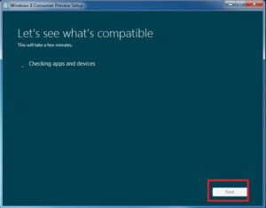 windows 8 compatability test