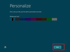 windows 8 personalize