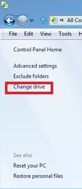 find change drive link