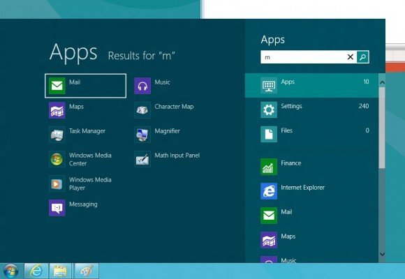 start menu in windows 8