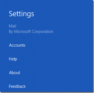 windows 8 account settings