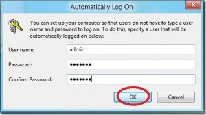 windows 8 confirm passwod