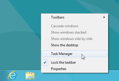 windows 8 task manager