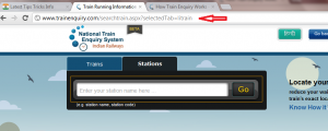 train status url