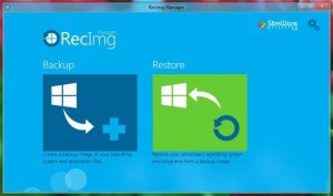 windows 10, 8 recImg manager tool