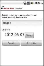 android running train status app