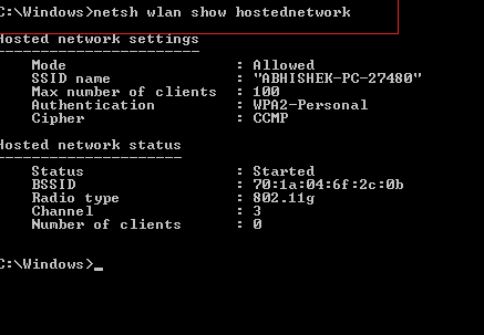 windows 8 wifi network command