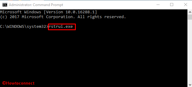 How Run System Restore Using Command Prompt (CMD) in Windows 10 pic 1