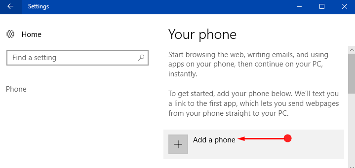 How to Resume from Phones to PC with Cortana Pic 1