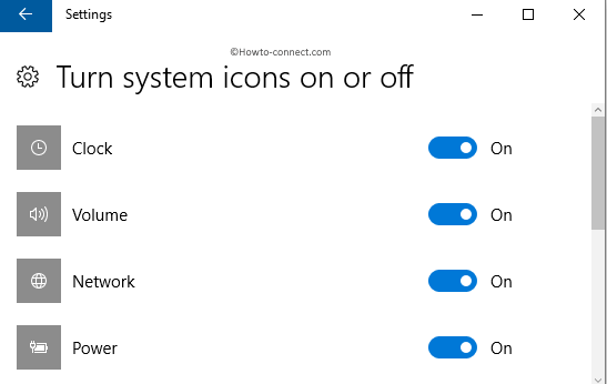 turn system icons on