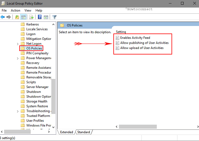 3 Ways to Disable Windows 10 Timeline image - Group Policy Editor