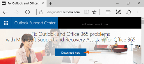 Run Support and Recovery Assistant for Office 365