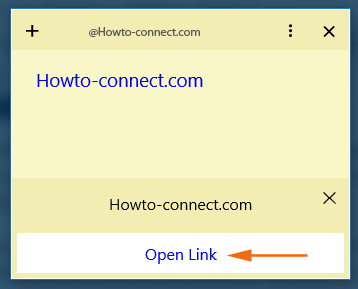 Open Link Sticky Notes Windows Ink Workspace
