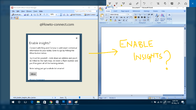 Screen sketch desktop screen Windows Ink Workspace