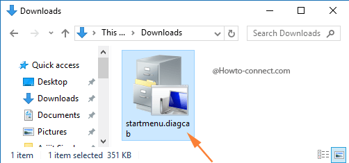 startmenu troubleshoot tool Windows 10