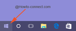 Windows symbol on taskbar