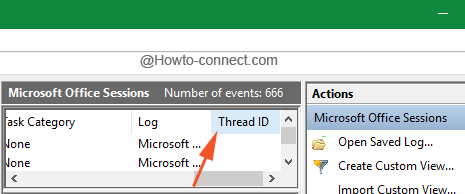 Added column in Event Viewer