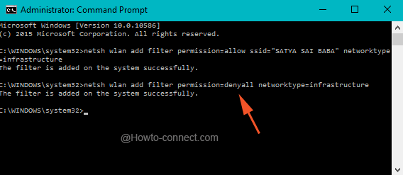 Black list command to block wireless adapters