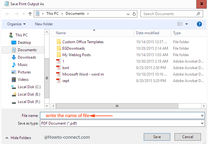 save as print output to Print a File from Jump Lists in Windows 10