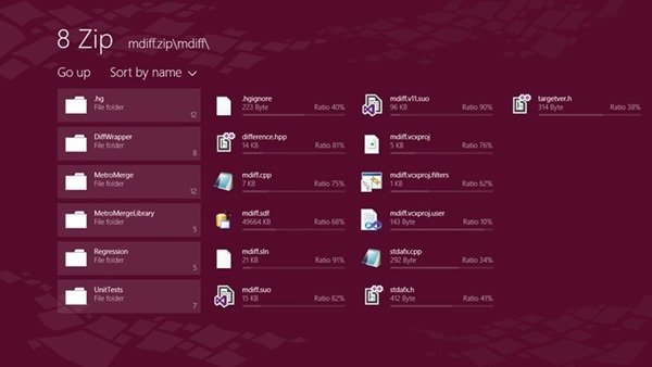 8Zip app for windows8