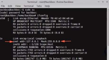  ip address on terminal on mac os