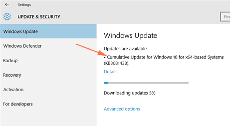 Difference Between Windows and Cumulative Update Windows 10
