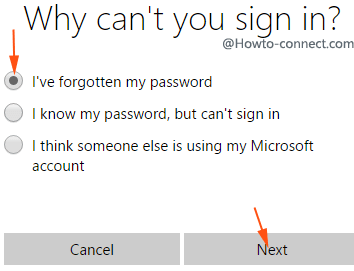 why can't you sign in page