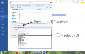 save pdf after editing in office 2013