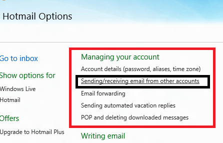 managing windows 8 hotmail account