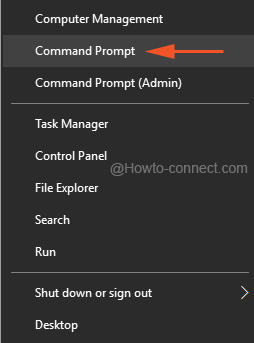 Command Prompt power user menu