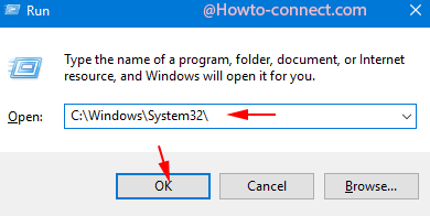 system32 folder run command