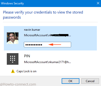 windows security password pop up