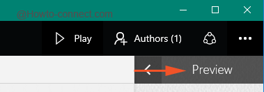 Preview button on Sway