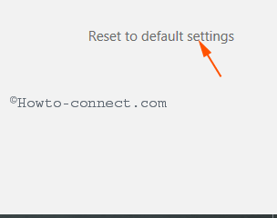 reset to default settings msn start page edge