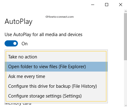 Removable drive AutoPlay default options